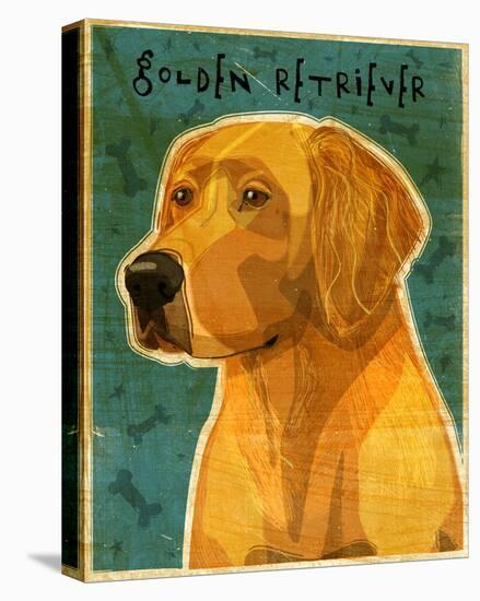 Golden Retriever-John Golden-Stretched Canvas