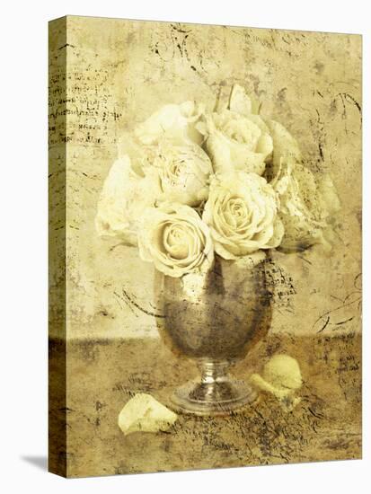 Golden Roses I-John Seba-Stretched Canvas