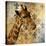 Golden Safari III (Giraffe)-Patricia Pinto-Stretched Canvas