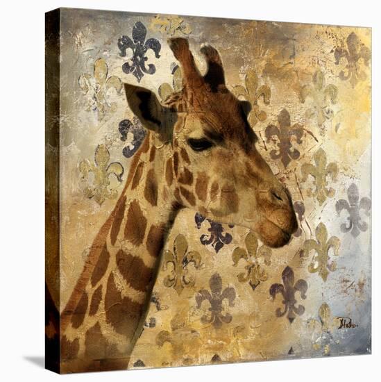 Golden Safari III (Giraffe)-Patricia Pinto-Stretched Canvas