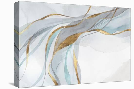 Golden Soft Blue-PI Studio-Stretched Canvas