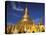 Golden Stupa of Shwedagon Pagoda, Yangon, Myanmar-Inger Hogstrom-Premier Image Canvas