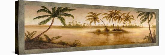 Golden Tropics I-Michael Marcon-Stretched Canvas