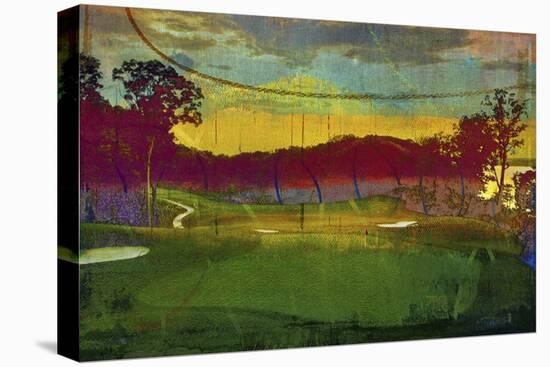 Golf Abstract I-Sisa Jasper-Stretched Canvas