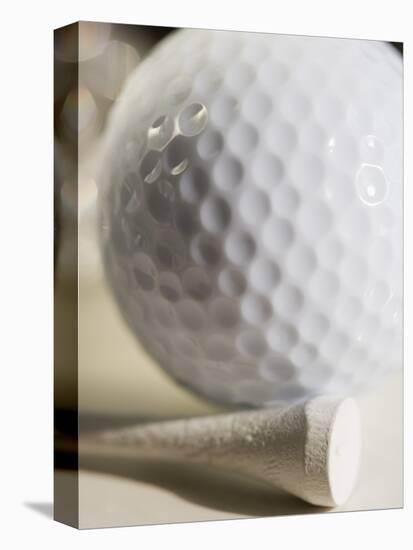 Golf Ball and Golf Tee-Tom Grill-Premier Image Canvas