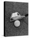 Golf Club with Mirror on Head Being Used to Help Accuracy of Golfer's Shot-Bernard Hoffman-Premier Image Canvas