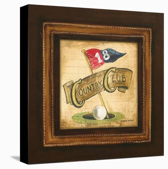 Golf Country Club-Gregory Gorham-Stretched Canvas