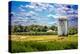 Golf Course and Silo Upstate NY-null-Stretched Canvas