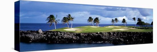 Golf Course at the Seaside, Hawaii, USA-null-Premier Image Canvas