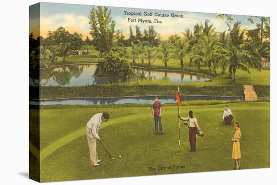 Golf Course, Ft. Myers, Florida-null-Stretched Canvas