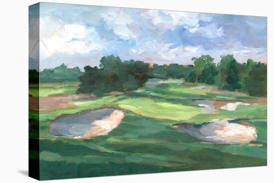 Golf Course Study III-Ethan Harper-Stretched Canvas