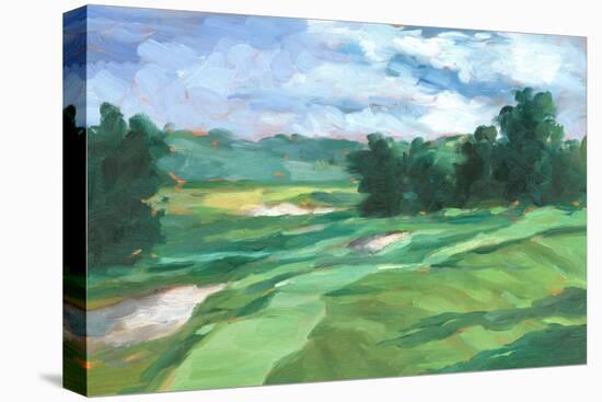 Golf Course Study IV-Ethan Harper-Stretched Canvas