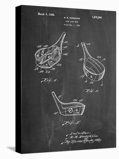 Golf Fairway Club Head Patent-Cole Borders-Stretched Canvas