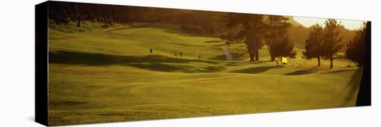 Golf Flag on Presidio Golf Course, San Francisco, California, USA-null-Premier Image Canvas