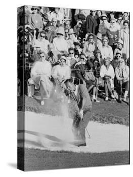 Golf Player Arnold Palmer, Blowing His Lead on the 18th Hole in the Master's Golf Tournament-George Silk-Premier Image Canvas