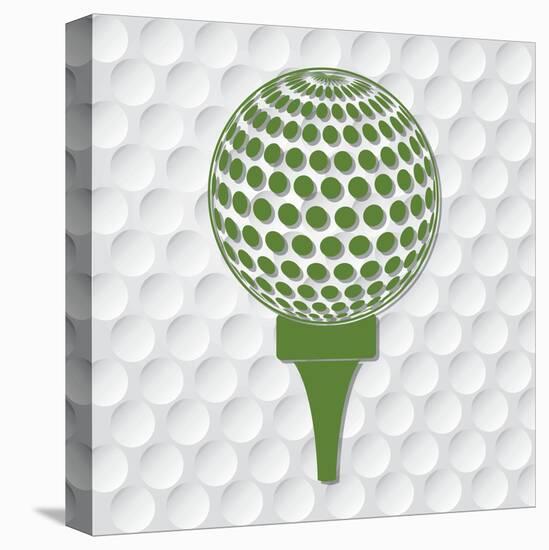 Golf Sport Design-Diana Johanna Velasquez-Stretched Canvas