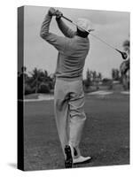 Golfer Ben Hogan, Demonstrating His Golf Drive-J. R. Eyerman-Premier Image Canvas