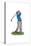 Golfer Swinging - Icon-Lantern Press-Stretched Canvas