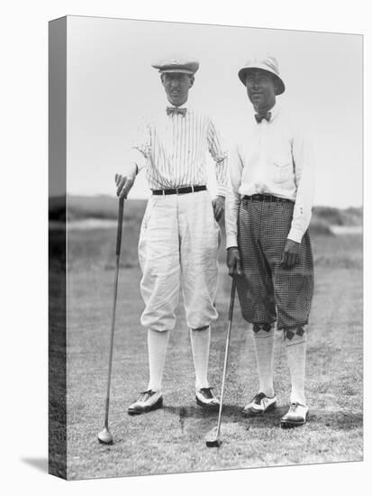 Golfers Mcdonald Smith and Walter Hagan, at Inwood, Long Island, on July 11, 1923-null-Stretched Canvas