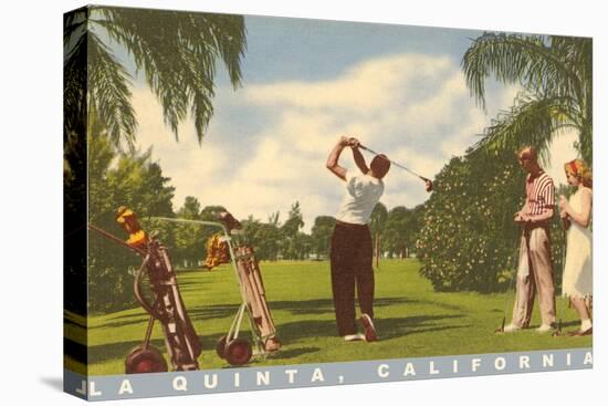 Golfing at La Quinta, California-null-Stretched Canvas