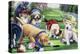 Golfing Puppies-Jenny Newland-Premier Image Canvas