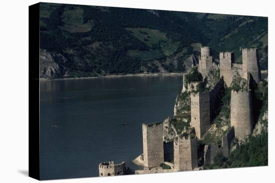 Golubac Fortress on Danube, Serbia-null-Premier Image Canvas