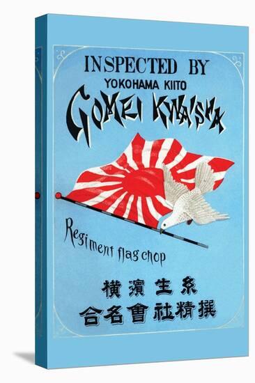 Gomei Kwaisha, Yokohama, Regiment Flag Chop-null-Stretched Canvas