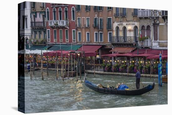 Gondola. Grand Canal. Venice, Italy-Tom Norring-Premier Image Canvas