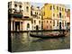 Gondola on the Grand Canal, Venice, Veneto, Italy, Europe-Peter Richardson-Premier Image Canvas