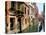 Gondolas along Canal, Venice, Italy-Lisa S. Engelbrecht-Premier Image Canvas