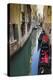 Gondolas and canal, Venice, Veneto, Italy-Russ Bishop-Premier Image Canvas