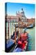 Gondolas Canale Grande Venice-null-Stretched Canvas