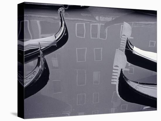 Gondolas on the Water, Venice, Italy-Walter Bibikow-Premier Image Canvas