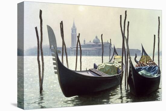 Gondolas, Venice-Zhen-Huan Lu-Premier Image Canvas