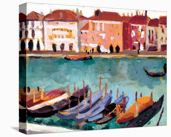 Gondoles a Venise-James Wilson Morrice-Stretched Canvas