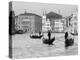 Gondoliers on the Gran Canal, Venice, Veneto Region, Italy-Nadia Isakova-Premier Image Canvas