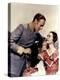 Gone with the Wind, 1939 directed by Victor FlemingLeslie Howard and Olivia by Havilland (photo)-null-Stretched Canvas