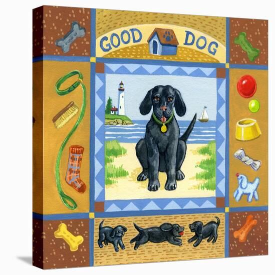 Good Dog Black Lab-Geraldine Aikman-Premier Image Canvas