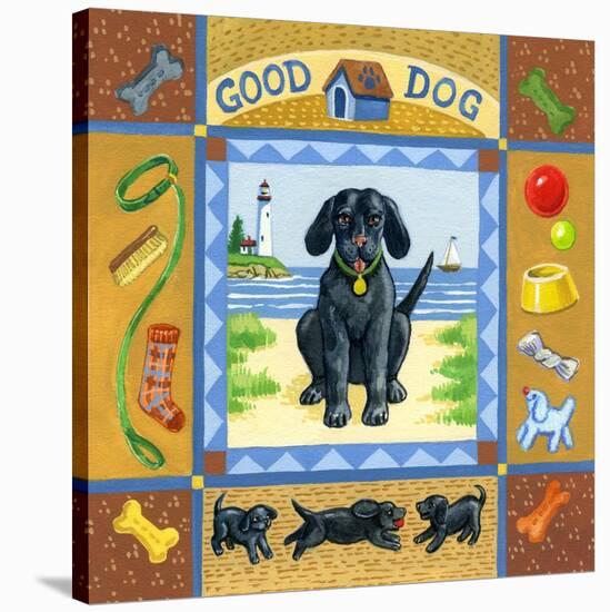 Good Dog Black Lab-Geraldine Aikman-Premier Image Canvas