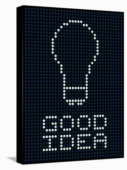 Good Idea Led Board-wongstock-Stretched Canvas