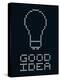 Good Idea Led Board-wongstock-Stretched Canvas