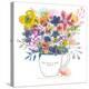 Good Mom Floral Bouquet-Kerstin Stock-Stretched Canvas