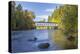 Goodpasture Covered Bridge, Mckenzie River, Lane County, Oregon, USA-Jamie & Judy Wild-Premier Image Canvas