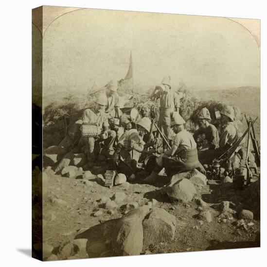 Gordon Highland Signallers on Signal Hill, Euslin, South Africa, Boer War, 1899-1902-Underwood & Underwood-Premier Image Canvas