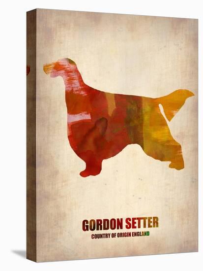 Gordon Setter Poster 1-NaxArt-Stretched Canvas