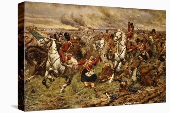 Gordons and Greys to the Front! Incident at Waterloo-Stanley Berkeley-Premier Image Canvas