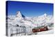 Gornergratbahn at Riffelberg, Matterhorn, Zermatt, Valais, Switzerland-Norbert Eisele-Hein-Premier Image Canvas