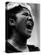 Gospel Singer Mahalia Jackson Singing at 'Prayer Pilgrimage for Freedom'-Paul Schutzer-Premier Image Canvas