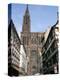 Gothic Christian Cathedral Dating from the 12th to 15th Centuries, Strasbourg, Alsace, France-Geoff Renner-Premier Image Canvas