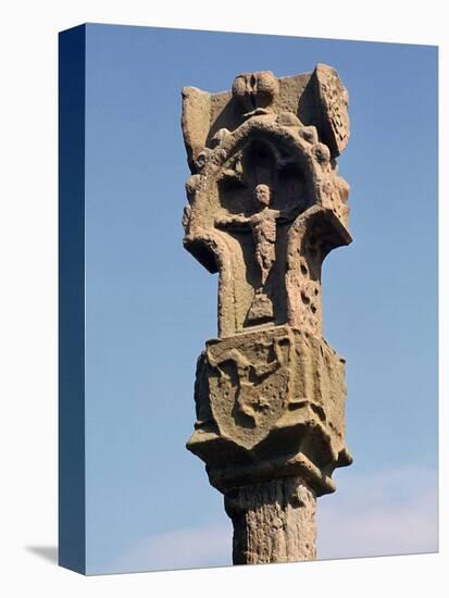 Gothic pillar-cross with the earliest known three legs of Man, 14th century. Artist: Unknown-Unknown-Premier Image Canvas